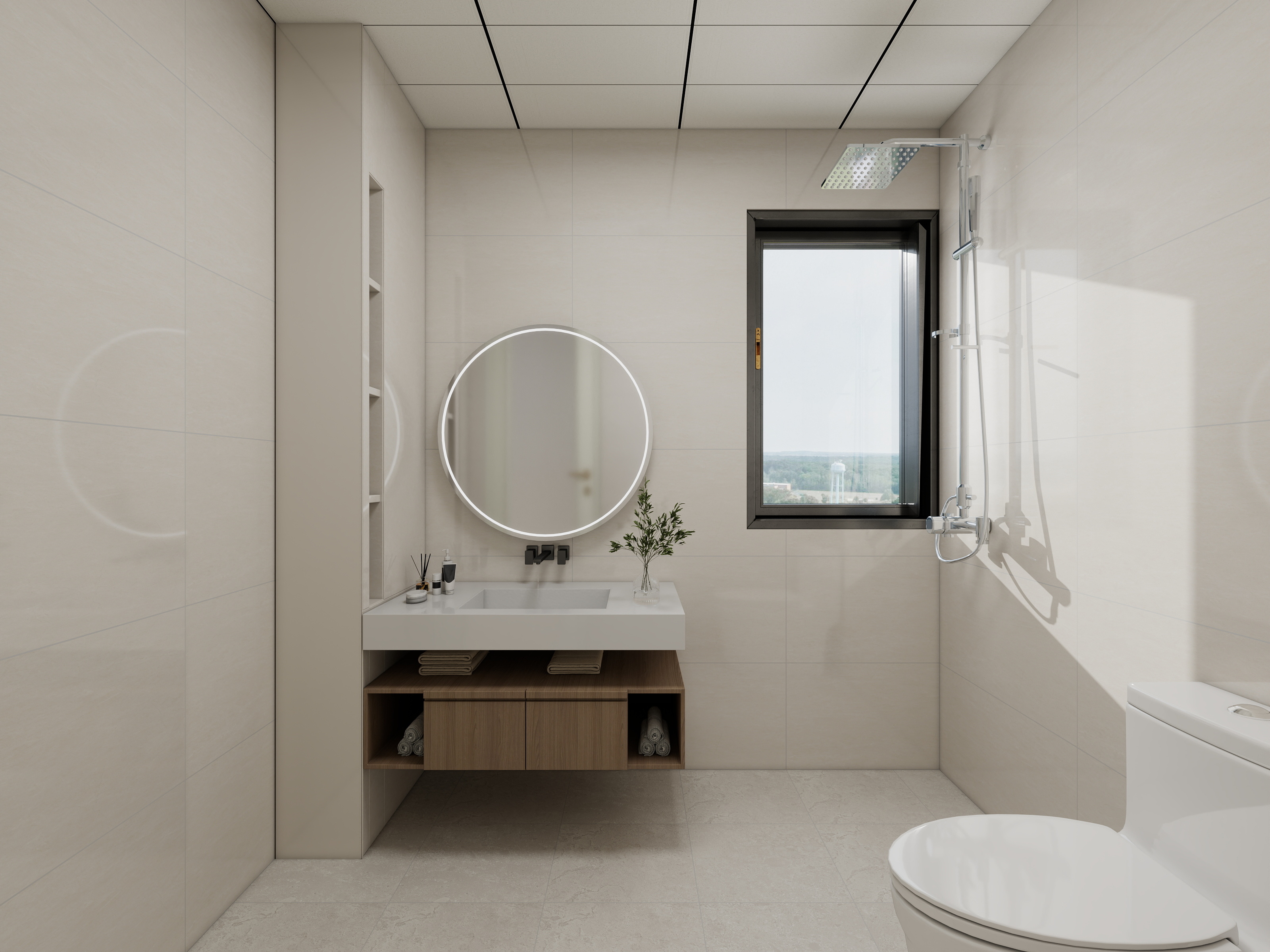 吖咩咩咩-玖玺台9栋现代-装修设计方案