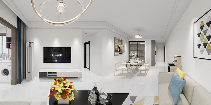 设计施工喻劲松-恒信御景2-1001-装修设计方案