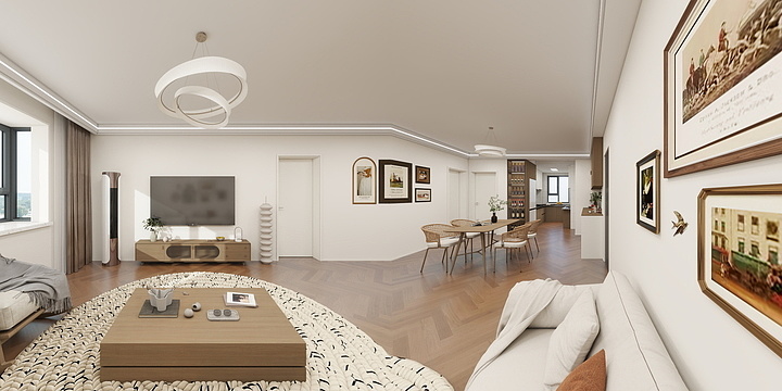 一枚热爱BjLK-绿雅22-3-601-装修设计方案