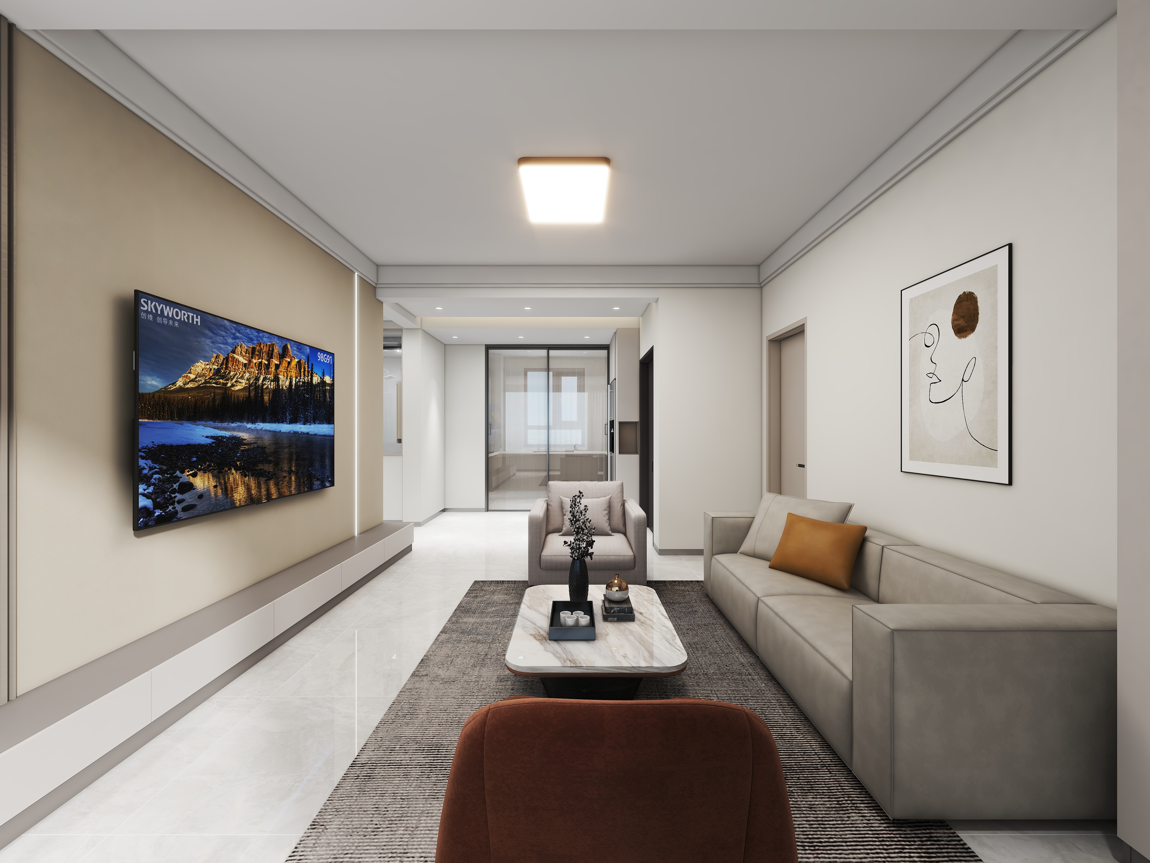 车春鹏-小白装饰-恒信大都会-装修设计方案