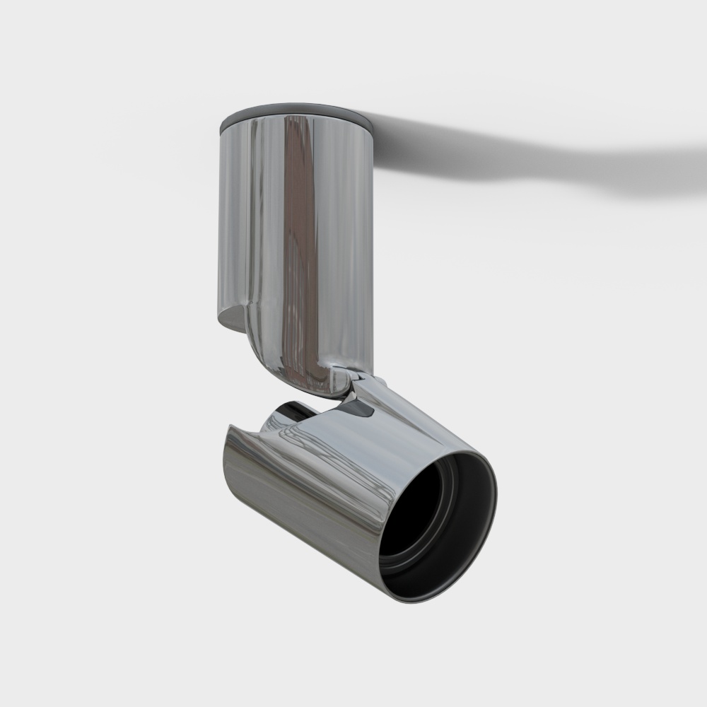 现代商场射灯3D模型