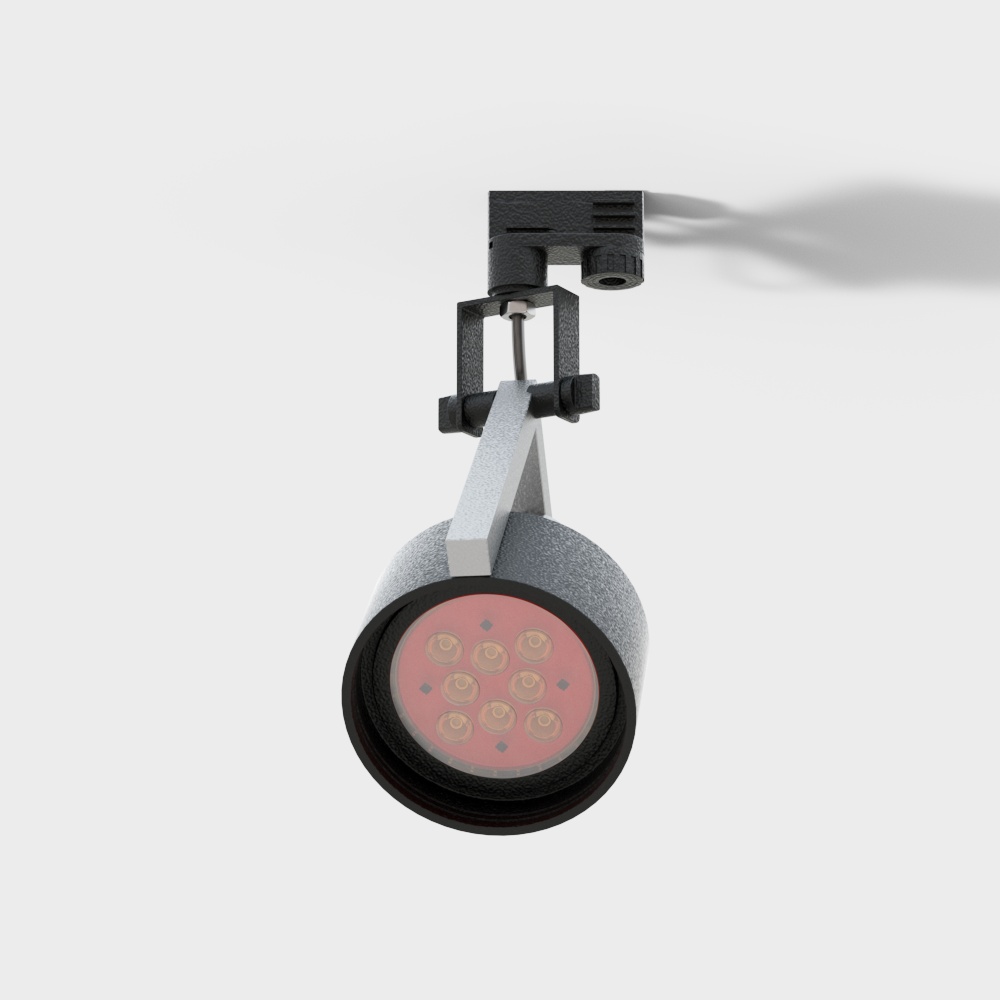 现代酒店射灯3D模型