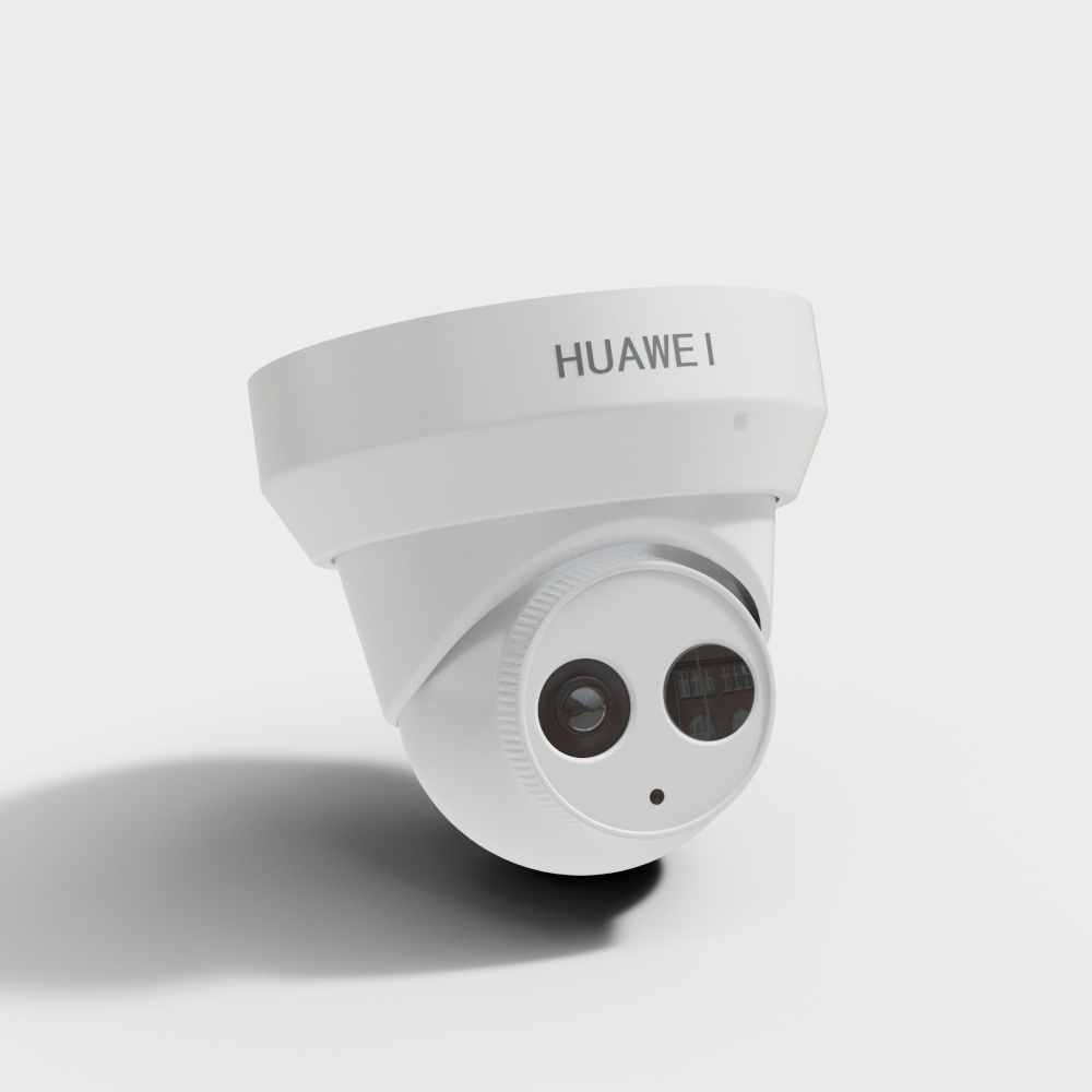 现代客厅监控摄像头3D模型