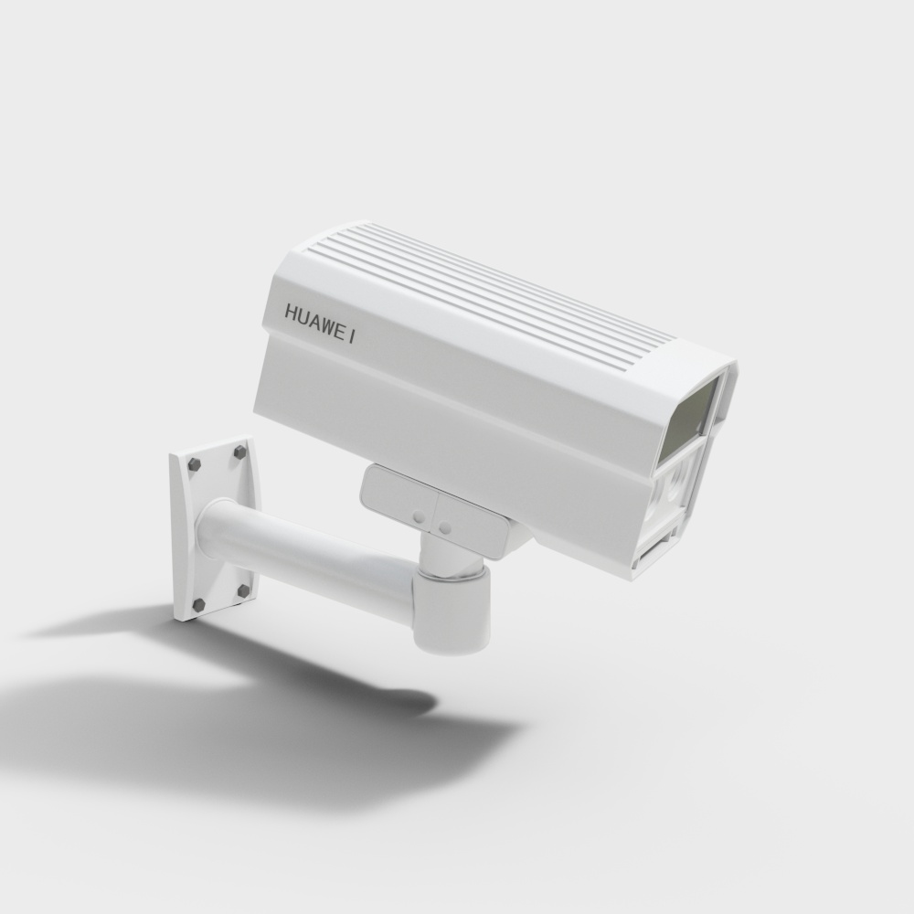 现代农村监控摄像头3D模型