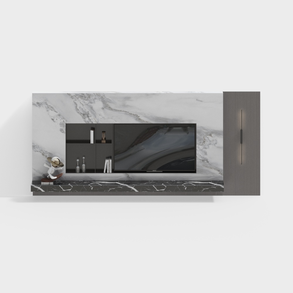 现代客厅电视柜