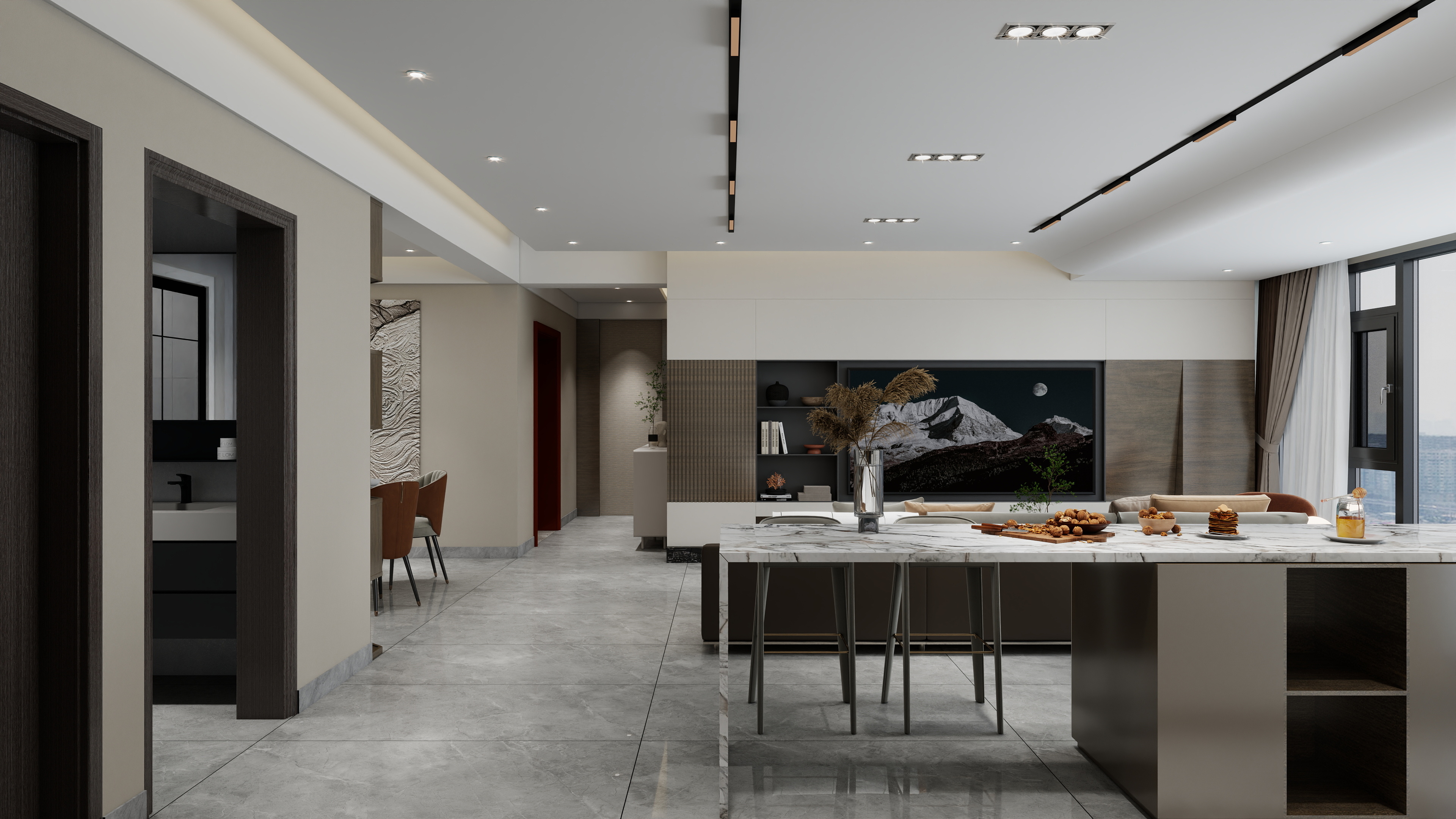 设计师曾二哥-世邦-欧西庄园三室135平-装修设计方案