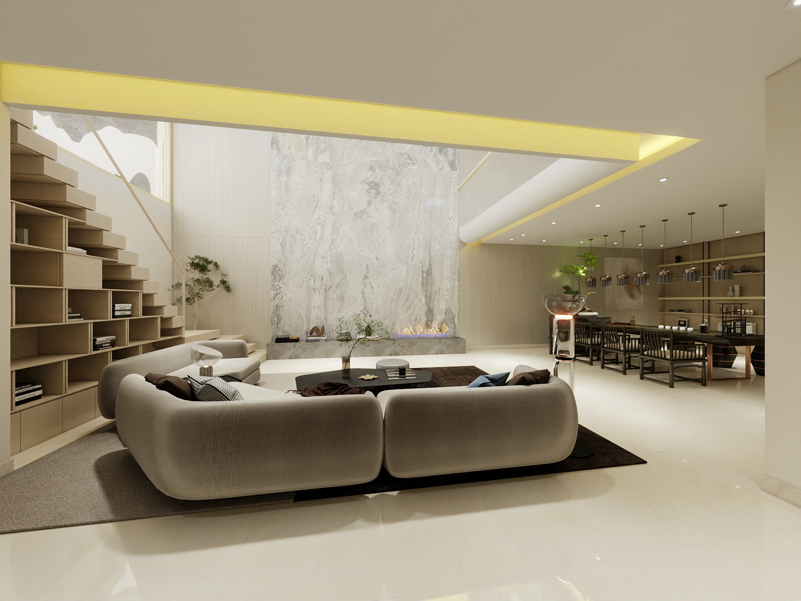 领行者设计-海东俊园意式极简-装修设计方案