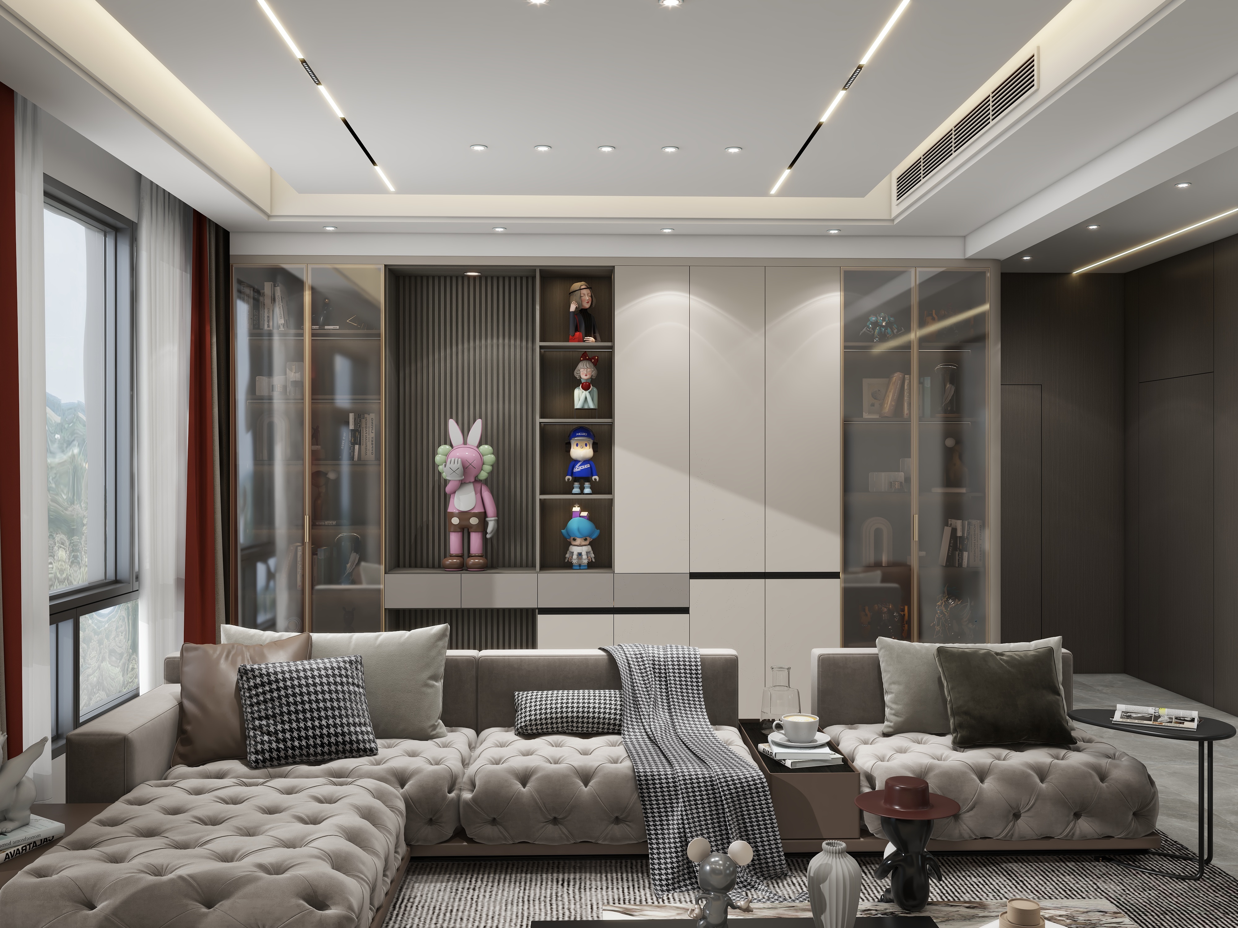 南皮室内整装设计-173㎡3室 轻奢装修效果图