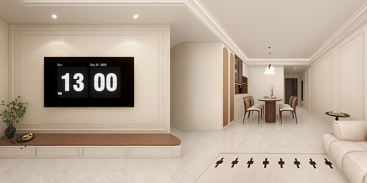 橙子来设计-酷家乐客餐厅-装修设计方案