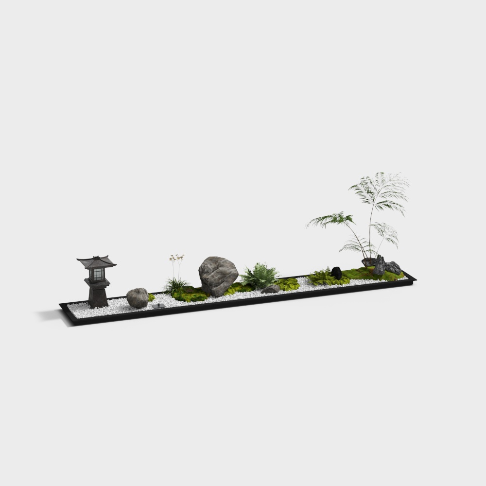 新中式茶室景观小品