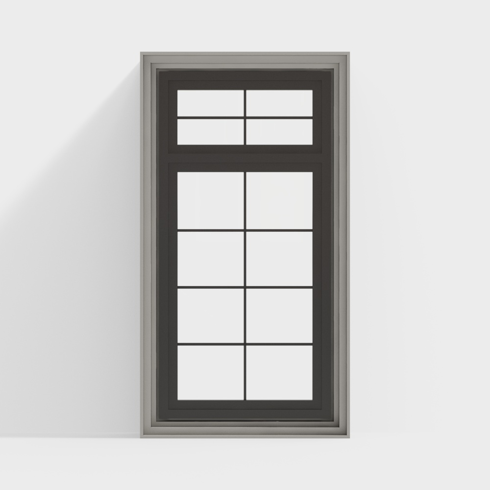 欧式建筑窗户3D模型