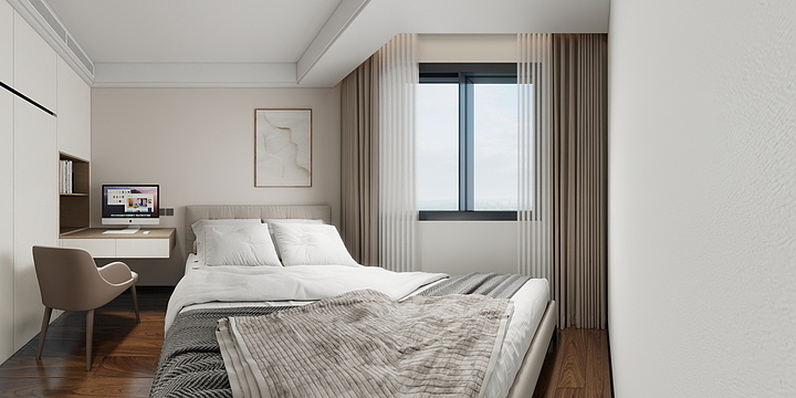 妙计装饰-新悦城2幢145平米全景效果图-装修设计方案