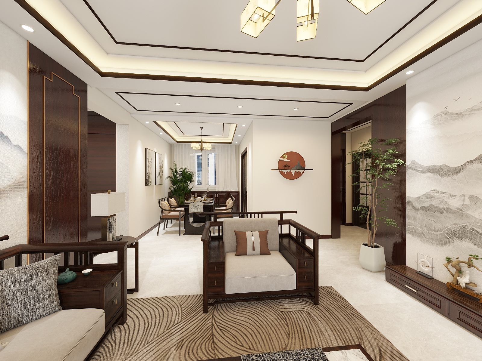 宋雯霞-104㎡3室装修效果图