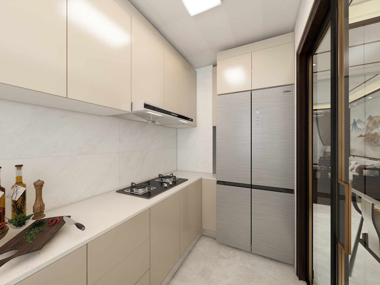 宋雯霞-104㎡3室装修效果图