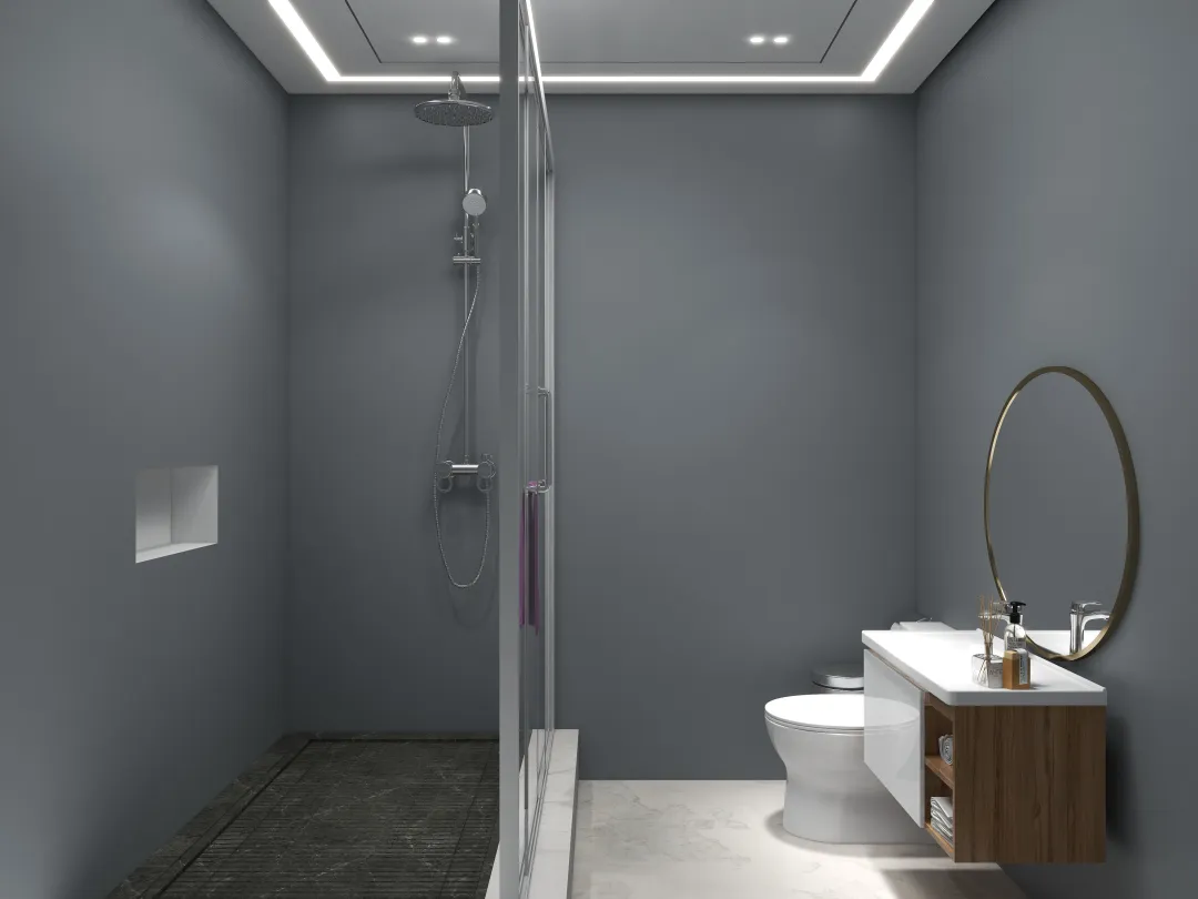 joenerly612的装修设计方案:Simple customized bathroom