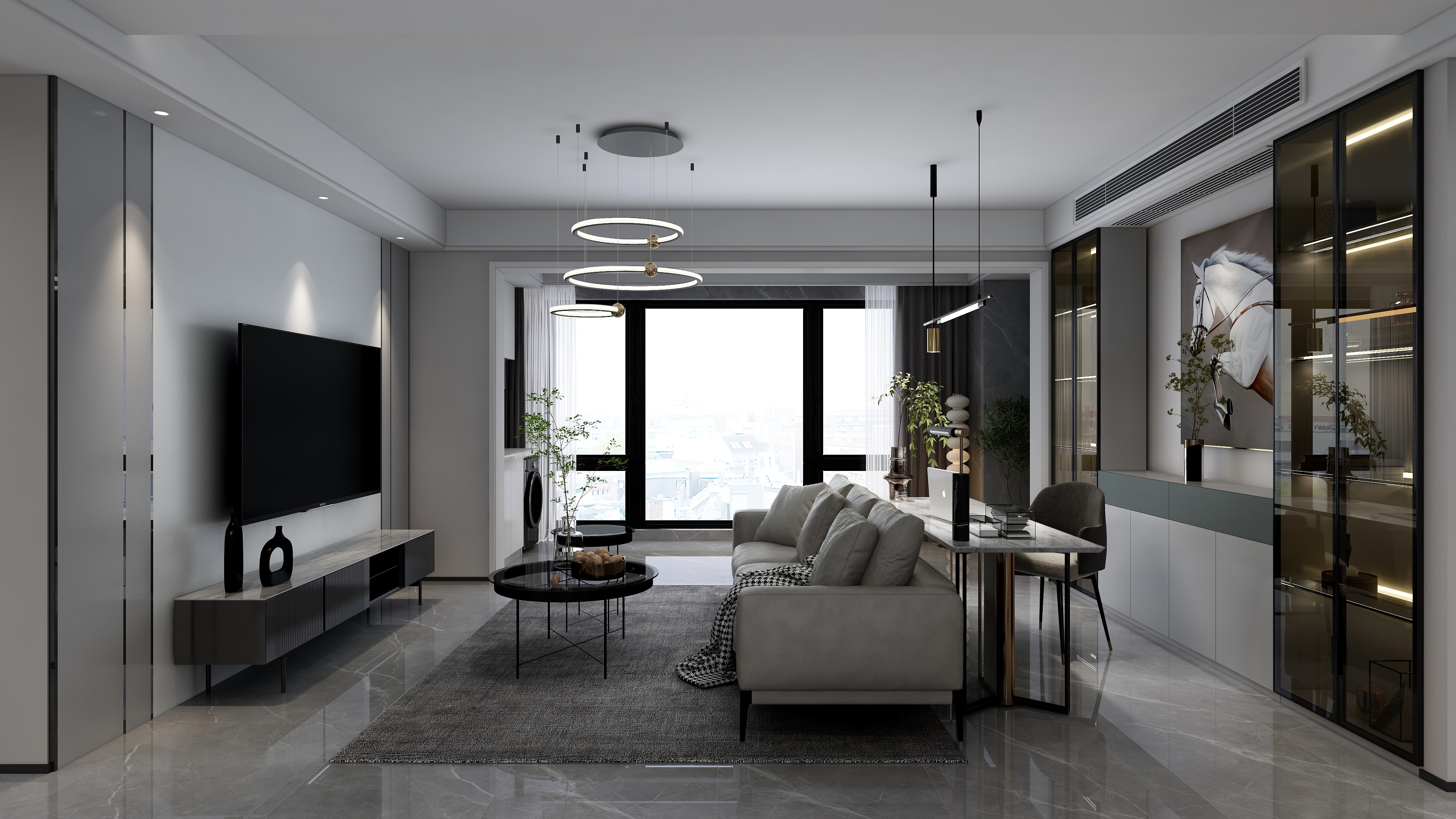 大珂临枫-龙泉云璟7-303  124.38平 现代简约 -装修设计方案