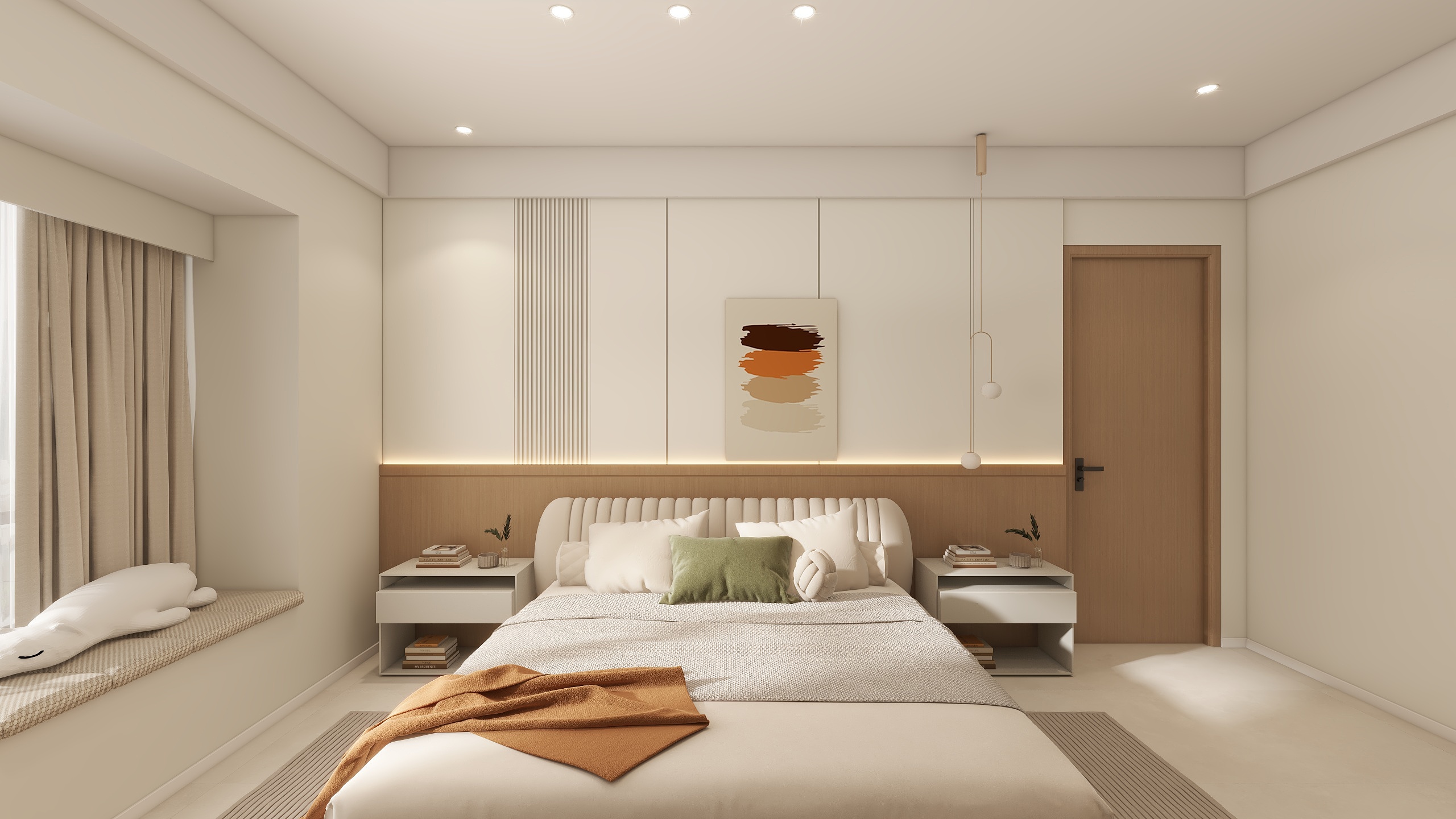 橙子来设计-酷家乐奶油风-装修设计方案