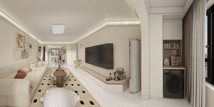 Mysunshinen-隆迈春风里114㎡3室-装修设计方案