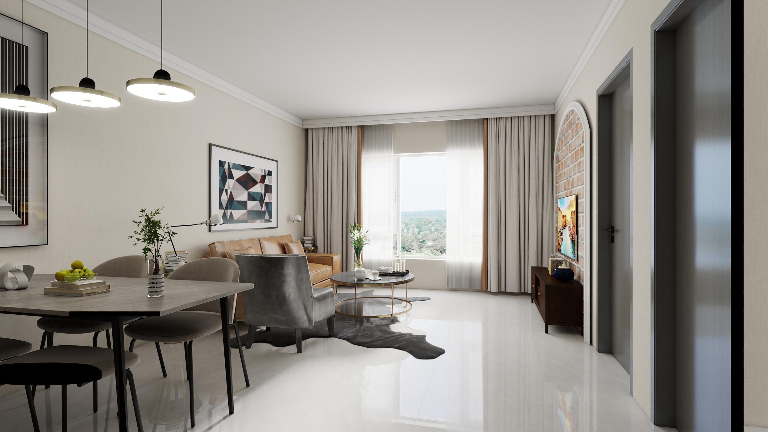 坷诺木业整木家居定制-亚泰城三期（现代简约）-装修设计方案