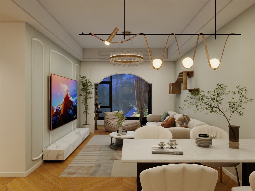 设计Lisen-海德公园82㎡3室-装修设计方案