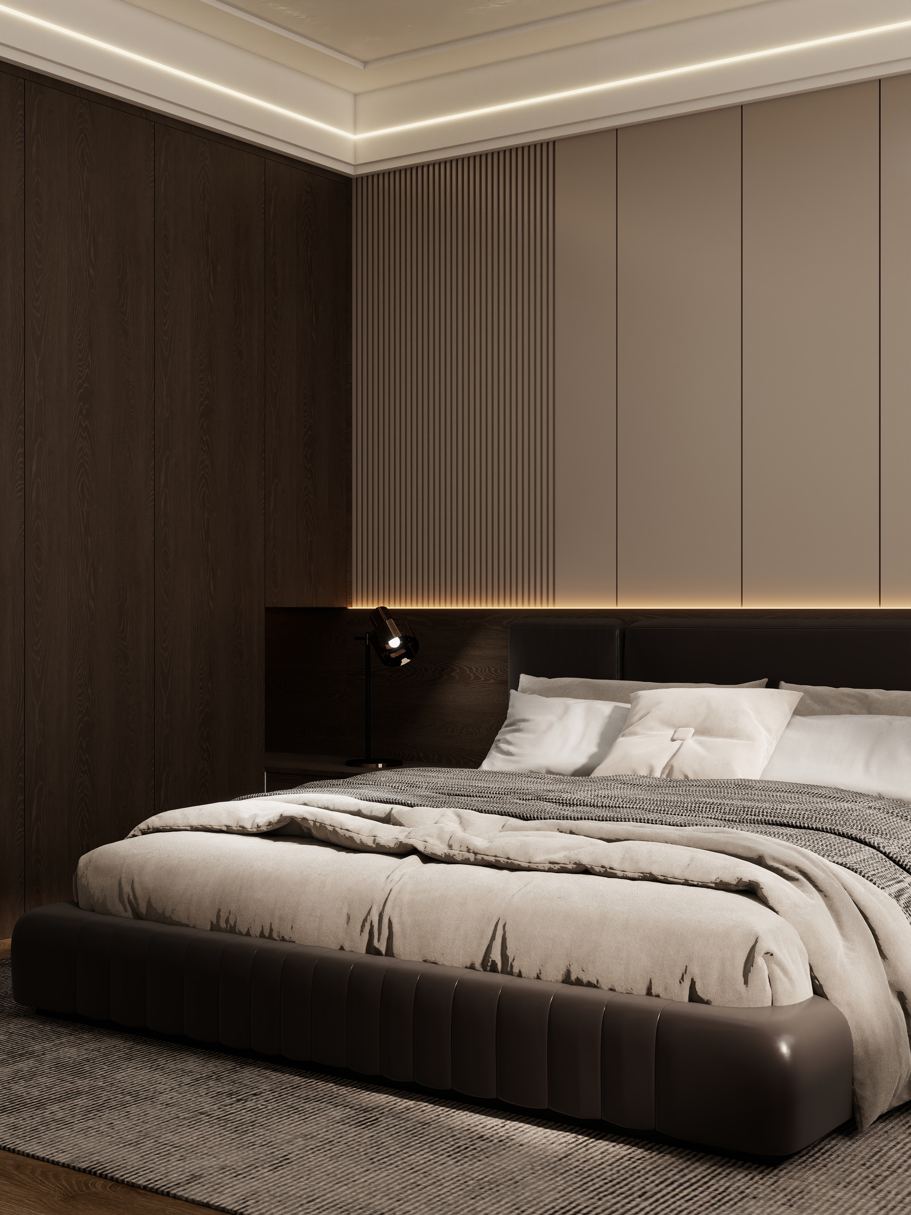 壹诺设计工作室-意式极简装修效果图