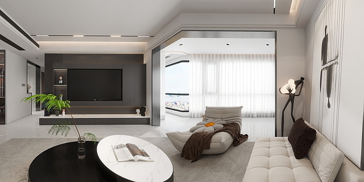 1设计年1-筑美家装饰--隆生金山湖中心4栋1203房郑总雅居-装修设计方案