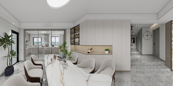 金磊-鸿越华庭3号701-现代-装修设计方案