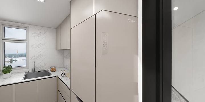 天津市滨海新区冠特全屋定制-中梁公馆78㎡-装修设计方案