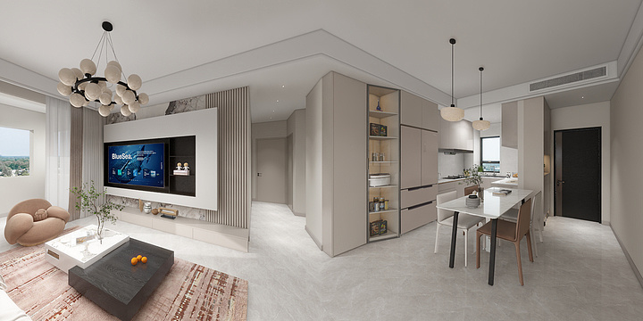 天津市滨海新区冠特全屋定制-中梁公馆106-二稿-装修设计方案