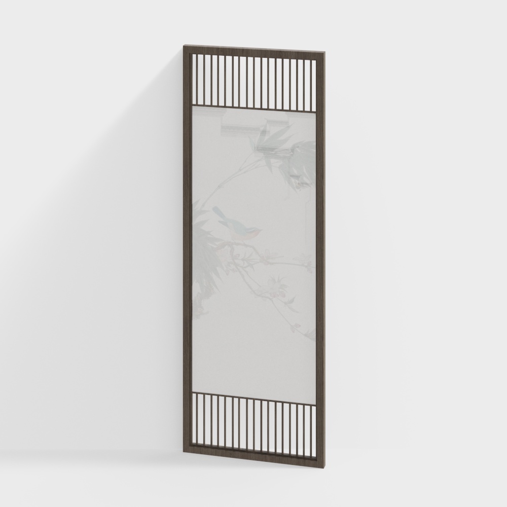 屏风13D模型