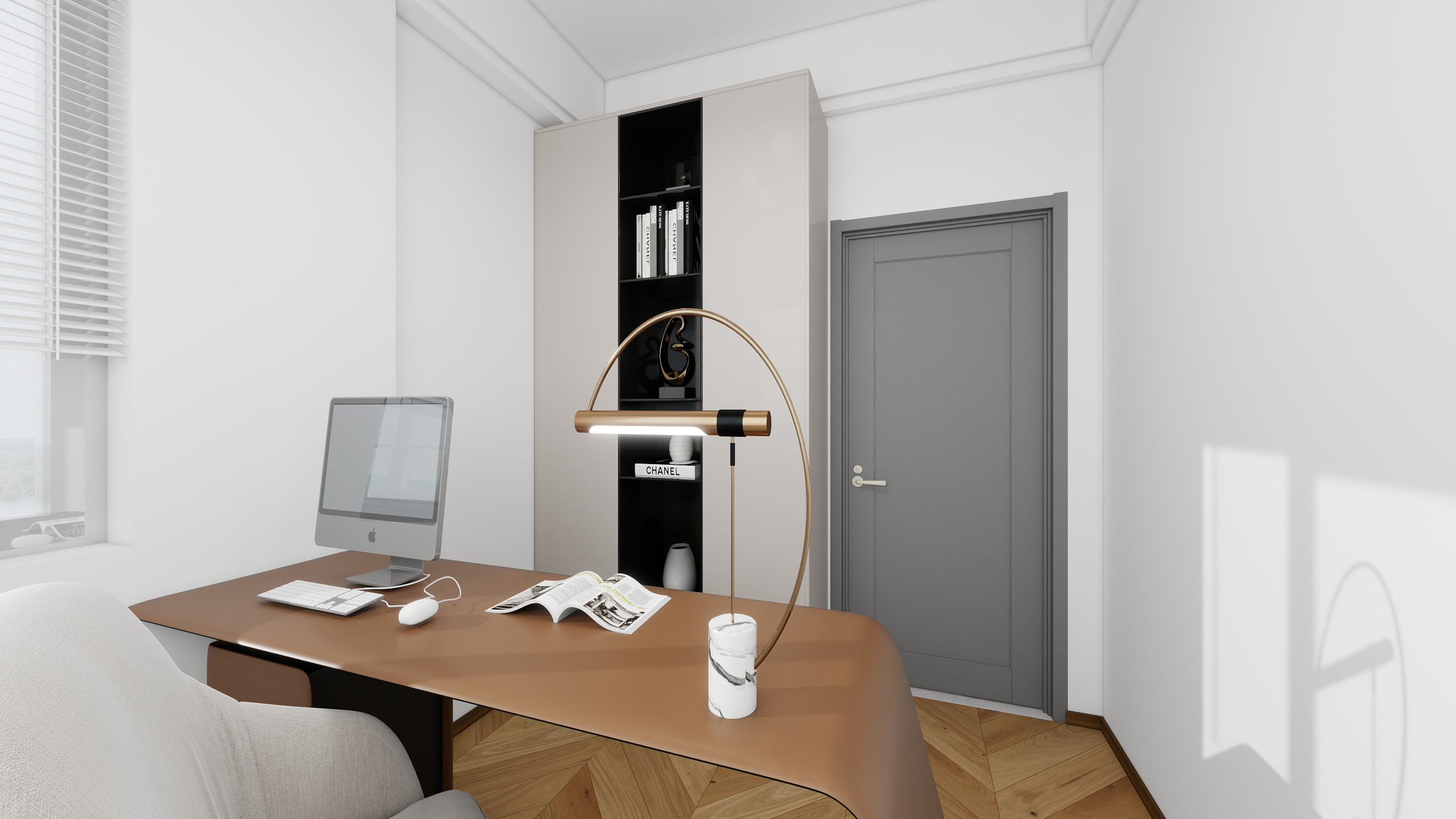 设计师--吴祖涛-海德公园85㎡3室装修效果图