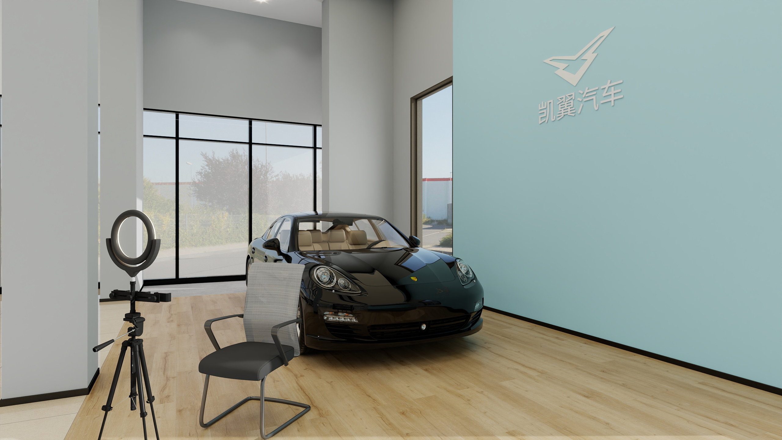 張evHw-汽车展厅-装修设计方案