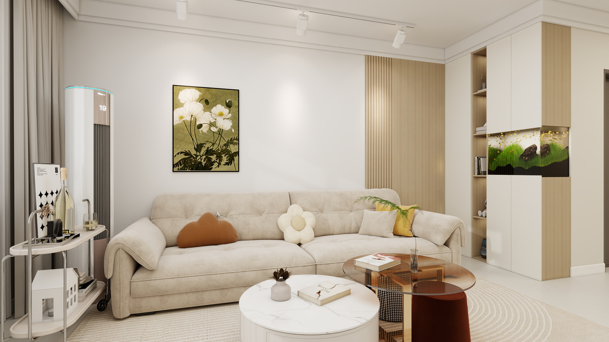 独一无二设计师-北欧80㎡2室-装修设计方案