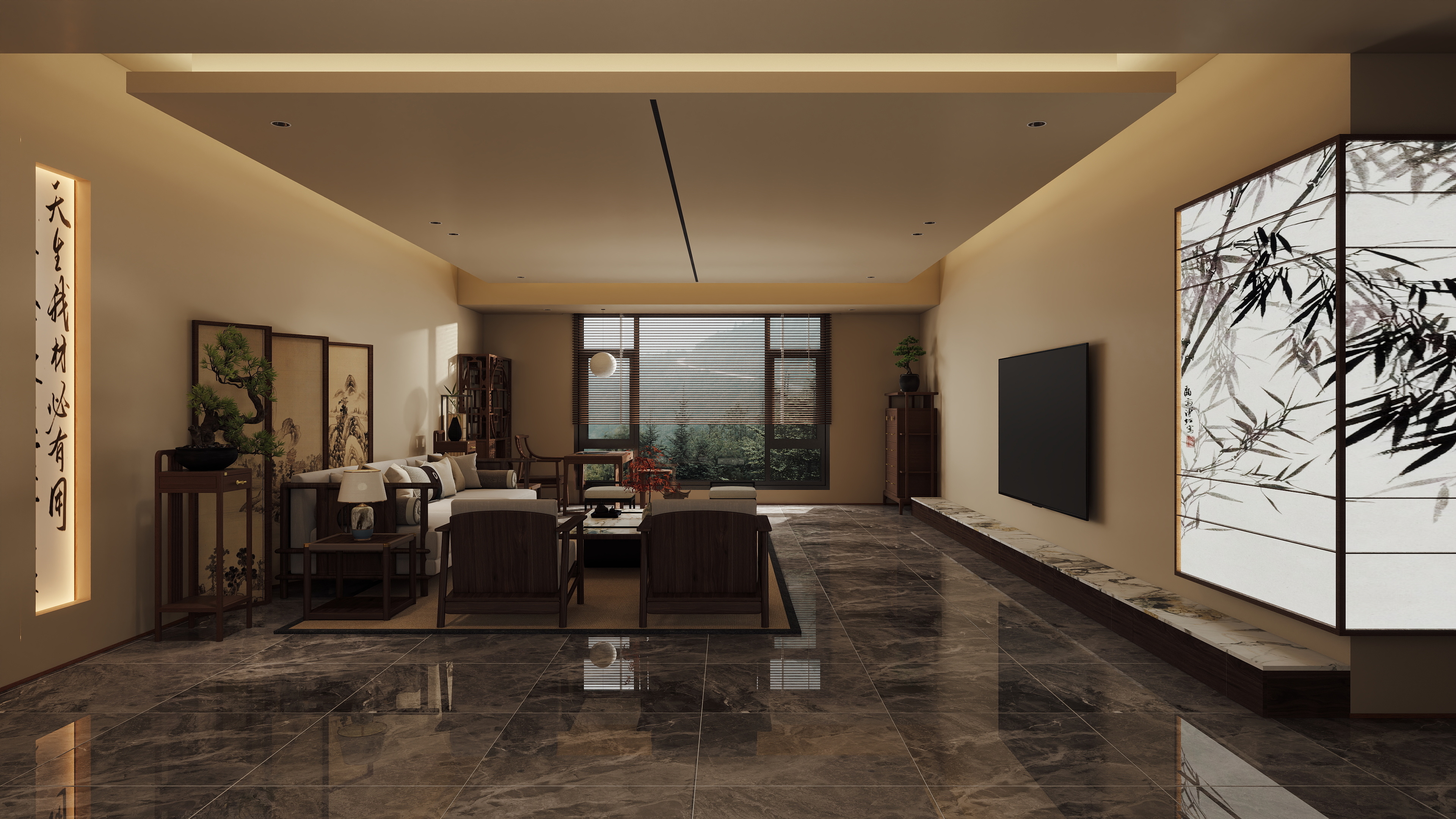 史前熊猫狗-宋式方案设计(临摹)装修效果图