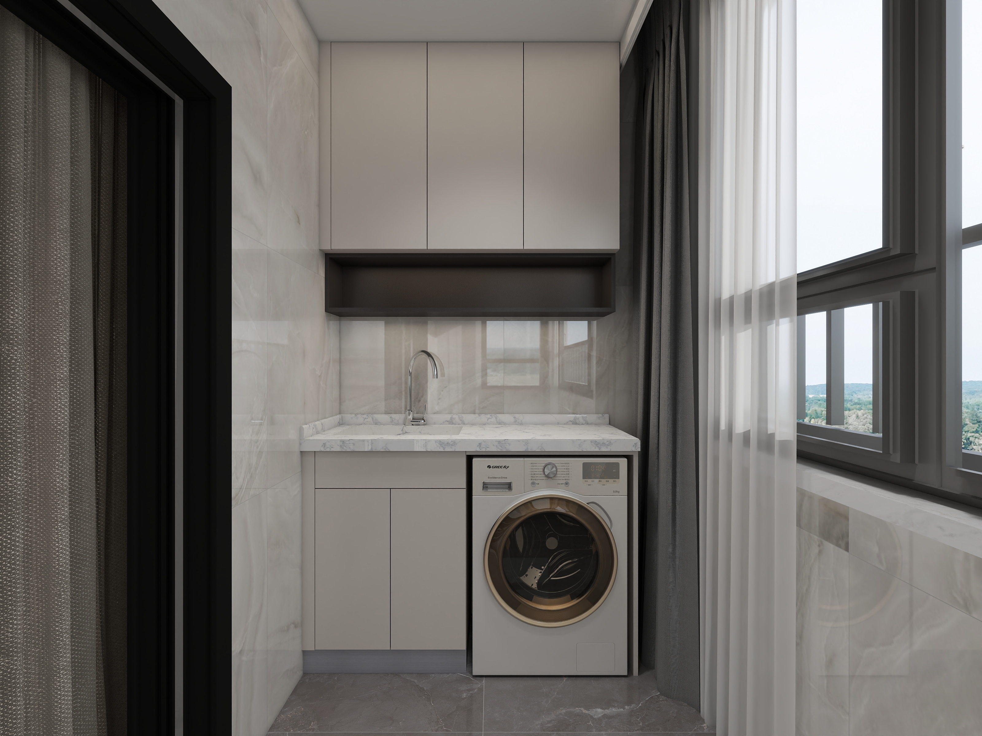 风度美少年-三房二卫104.72m²-装修设计方案