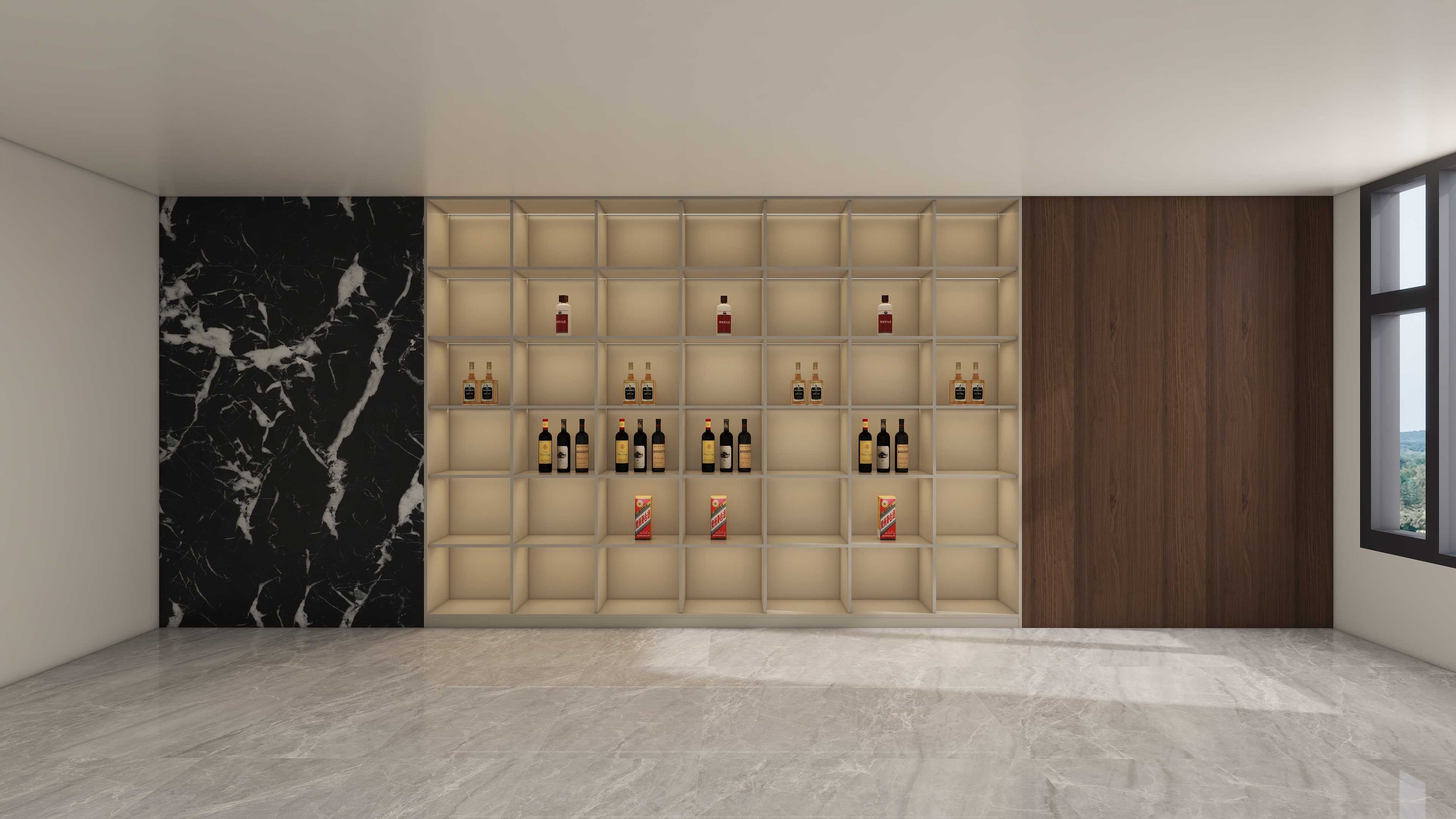 H设计源于生活-定制酒柜-装修设计方案