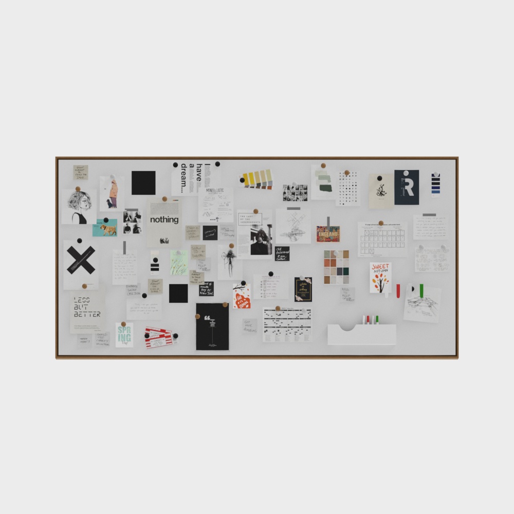 白板_组001(2021)3D模型