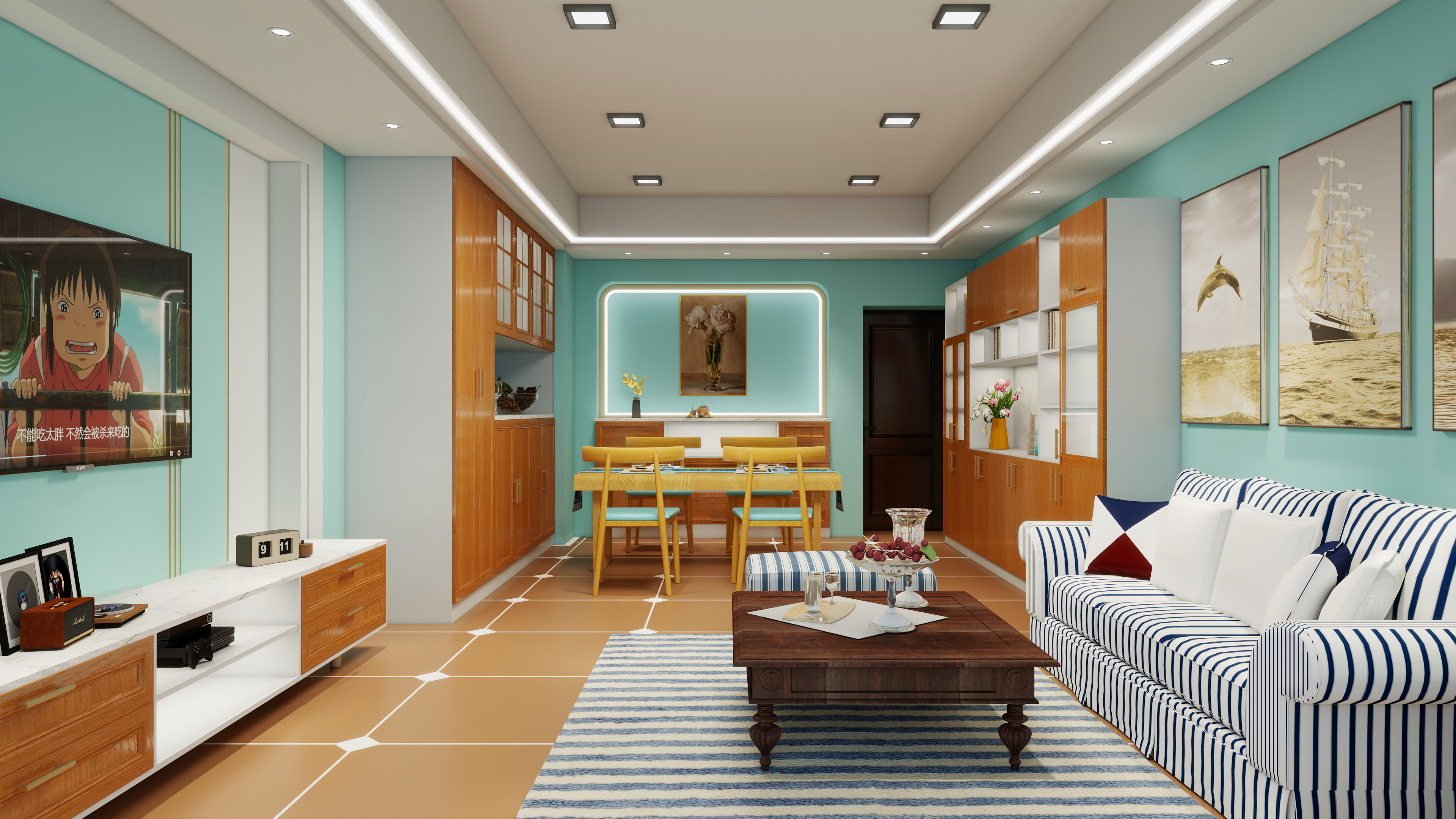 訫訫相惜-保利东湾54㎡-装修设计方案