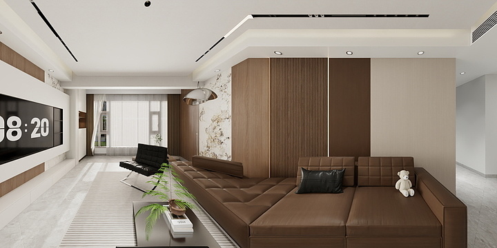 Ben大头-《广夏名都》四居两厅室-装修设计方案