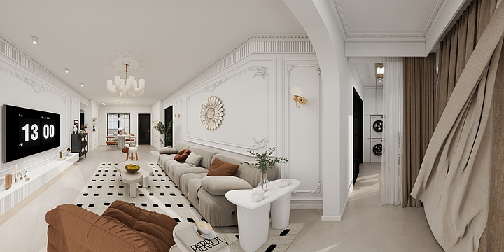 Tournesol徐-博翠漓江-法式-改稿-装修设计方案