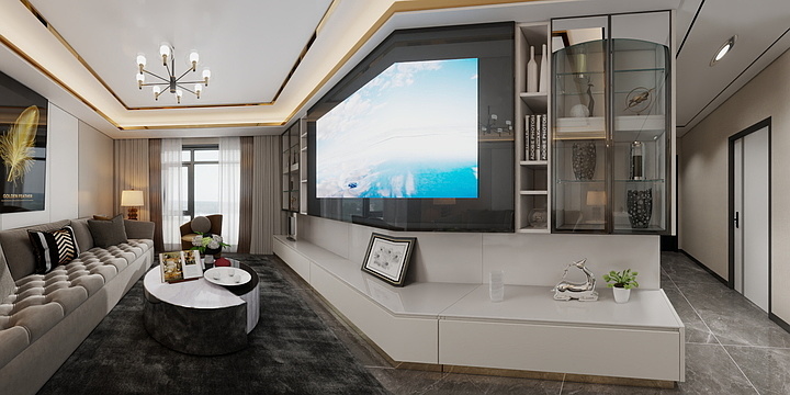 柳州华振装饰有限公司-悦城•财富广场-装修设计方案