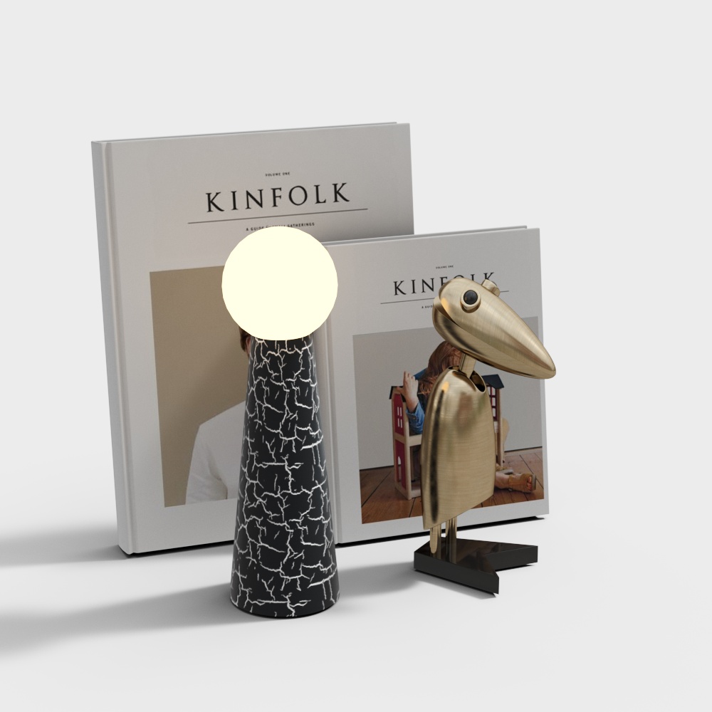 现代雕塑饰品摆件组合