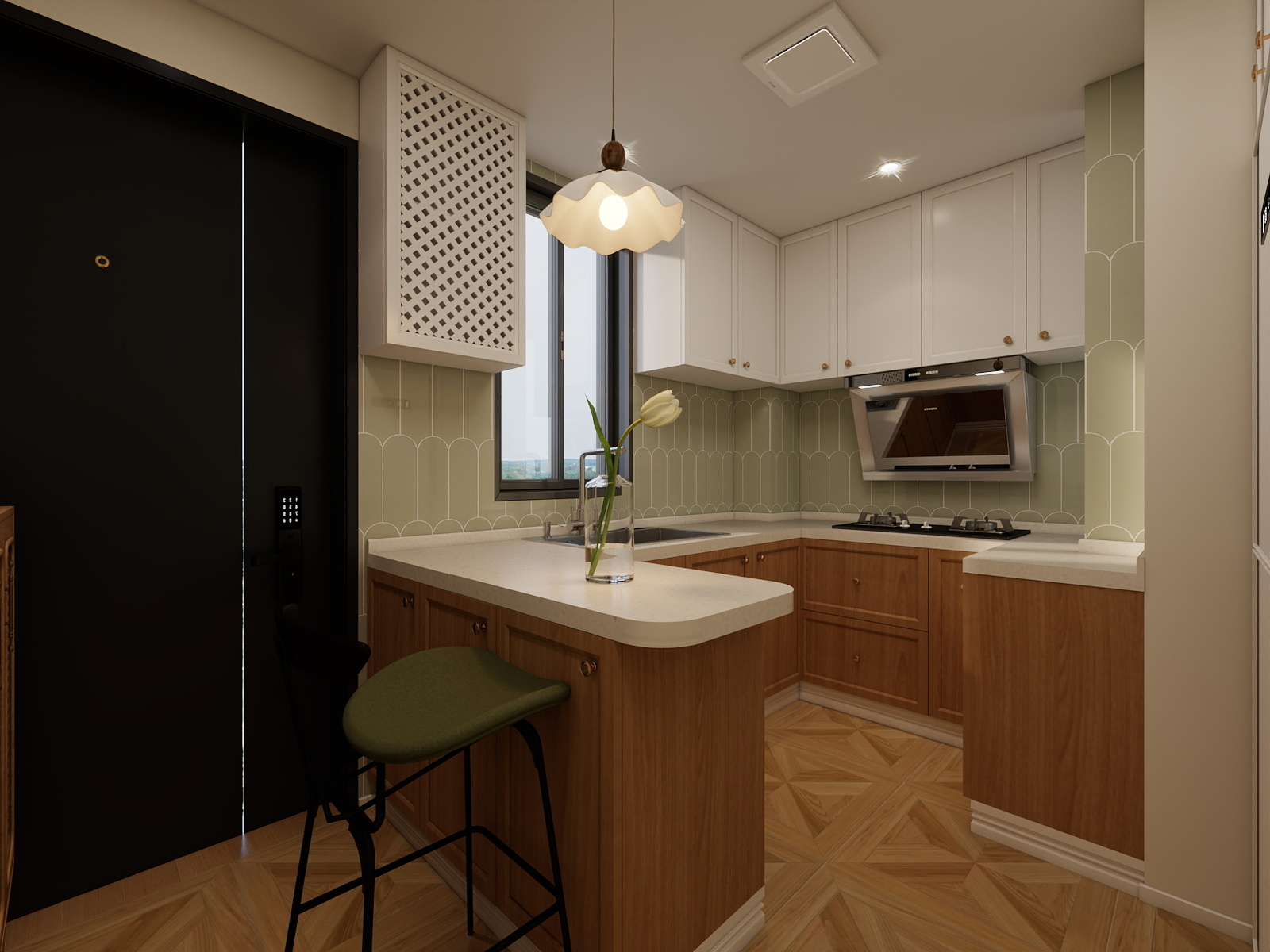 夏梦焱-奶油风装修效果图