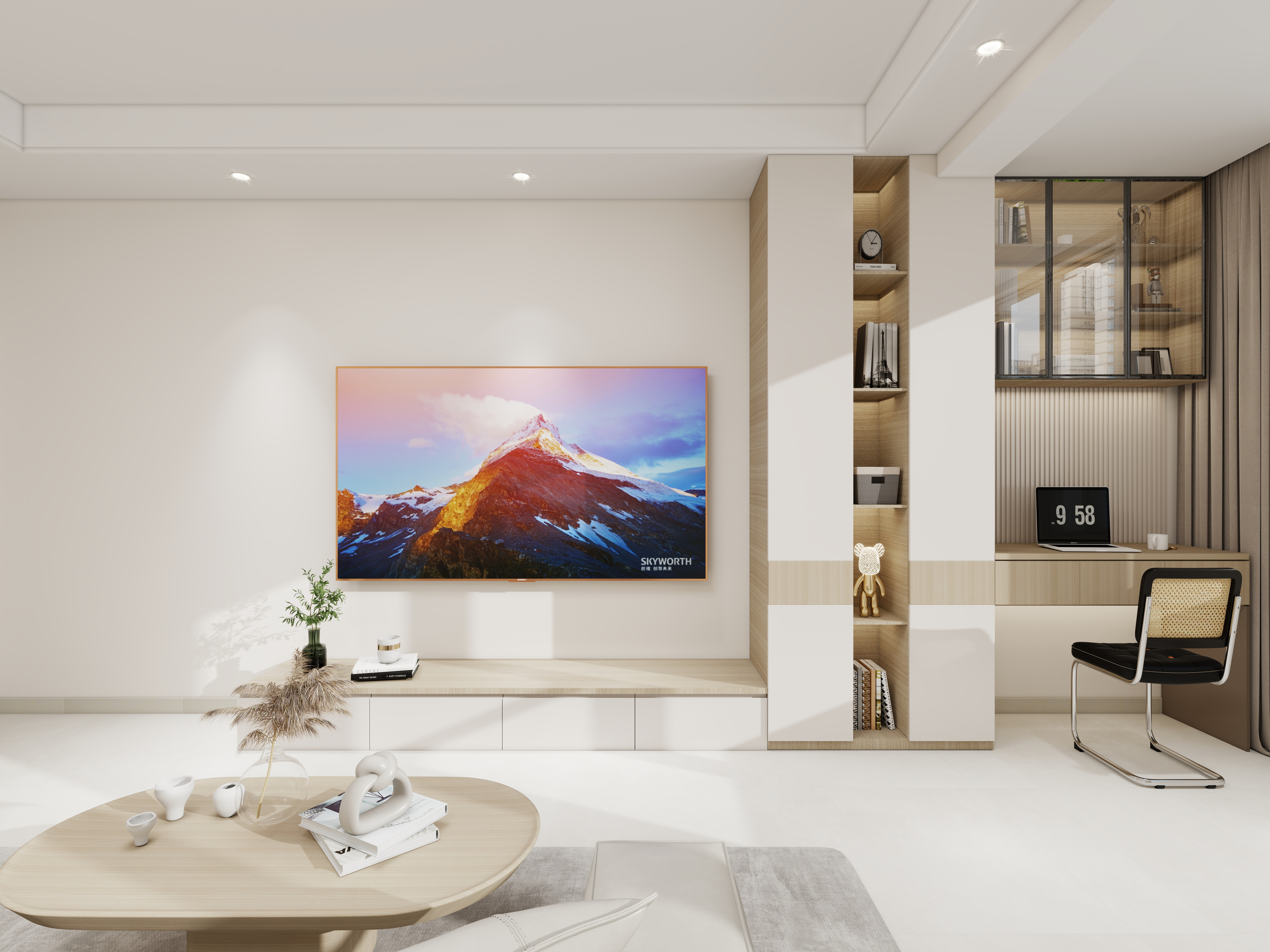 艺雅丽-90平现代简约 装修效果图