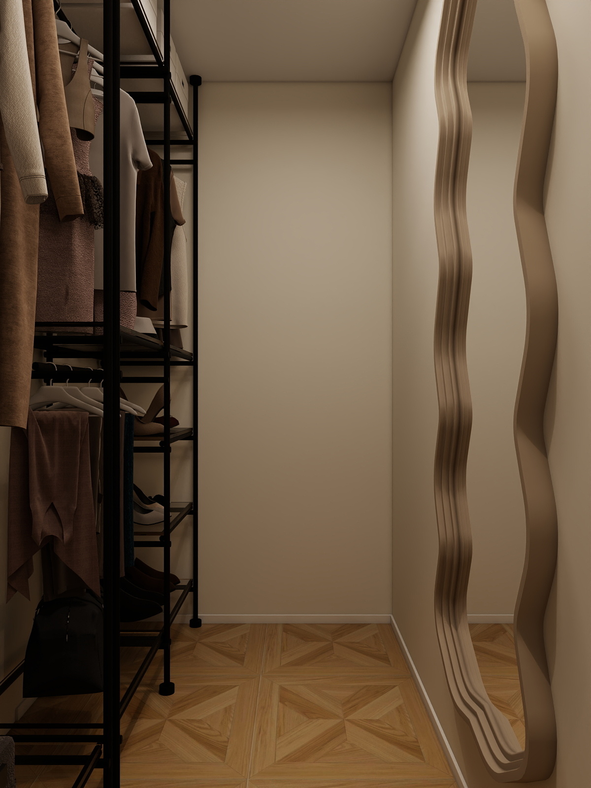 夏梦焱-奶油风装修效果图