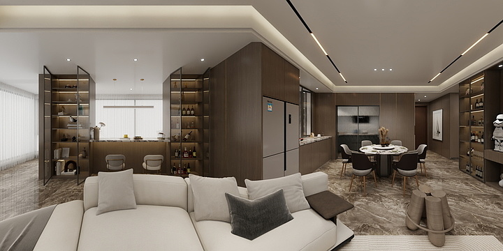 陈兴吉-锦麟峯荟168平8-2501-装修设计方案