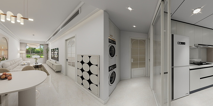 张亮18631269175-龙湖两居85㎡-轻奶油风-装修设计方案