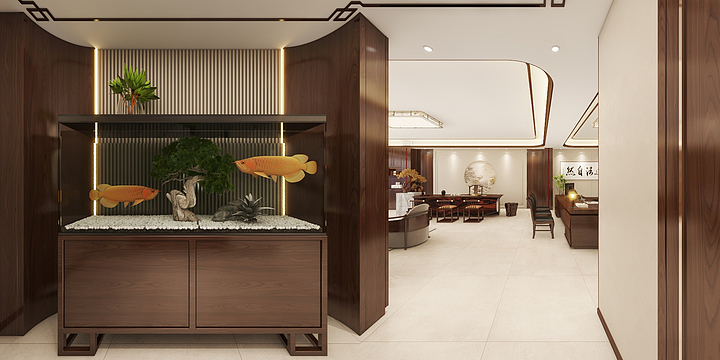 seventy-seven张浩松-二层西头办公室-装修设计方案