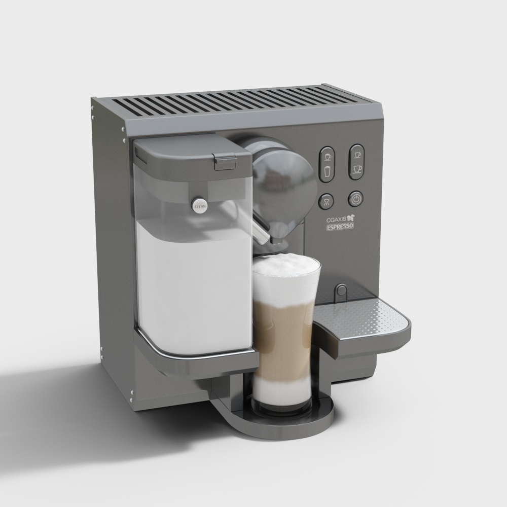 现代轻奢奶茶甜品店-产品制作设备3D模型