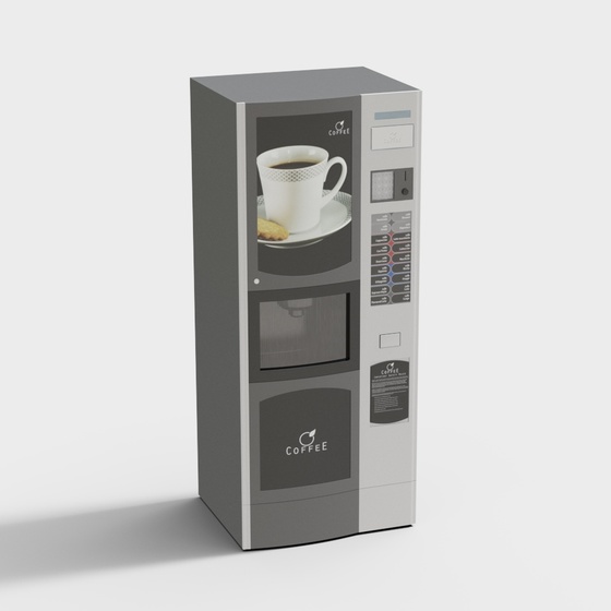 Vending Machine Coffee Maker 3D Model